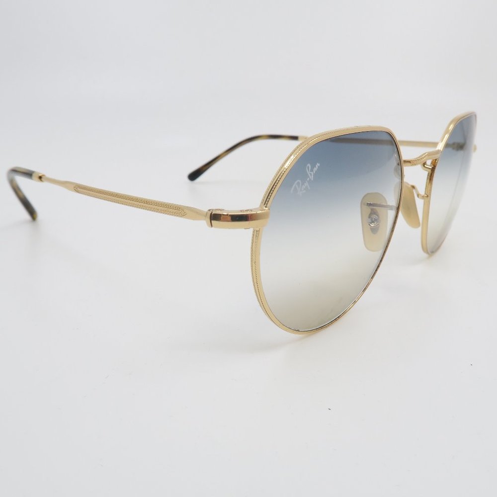 Ray-Ban RB 3565 001/51JACK Gold/Blue-Brown Grdt. - Picture 4 of 9